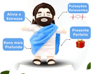 Abraço de Jesus - Pelúcia de Jesus Respirável e Luz.