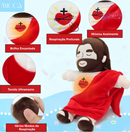 Abraço de Jesus - Pelúcia de Jesus Respirável e Luz.